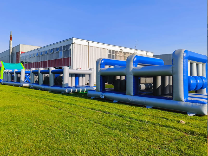 100ft Inflatable Assault Course Hire Wales