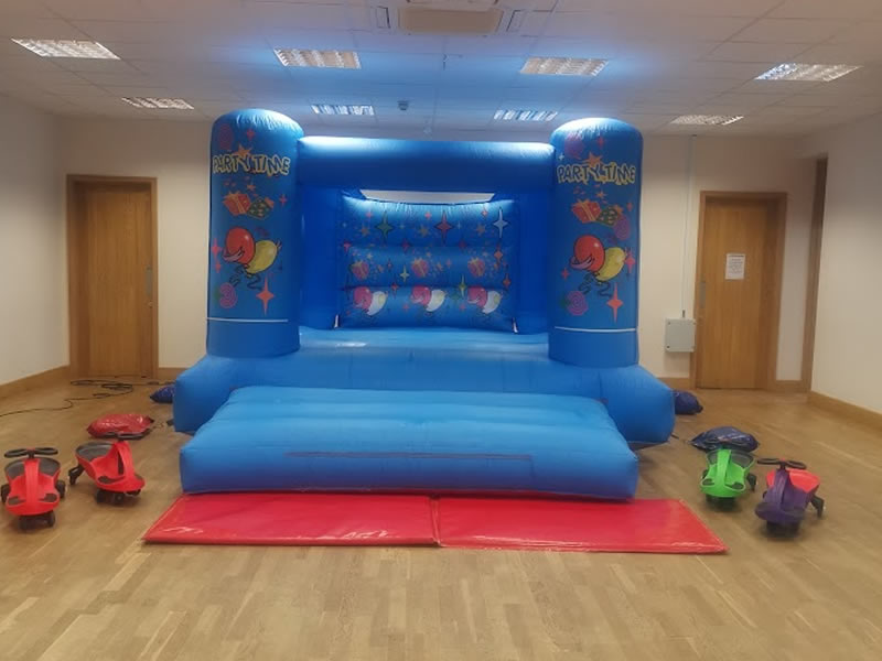 Blue Party Castle Bouncy Castle Hire Wales