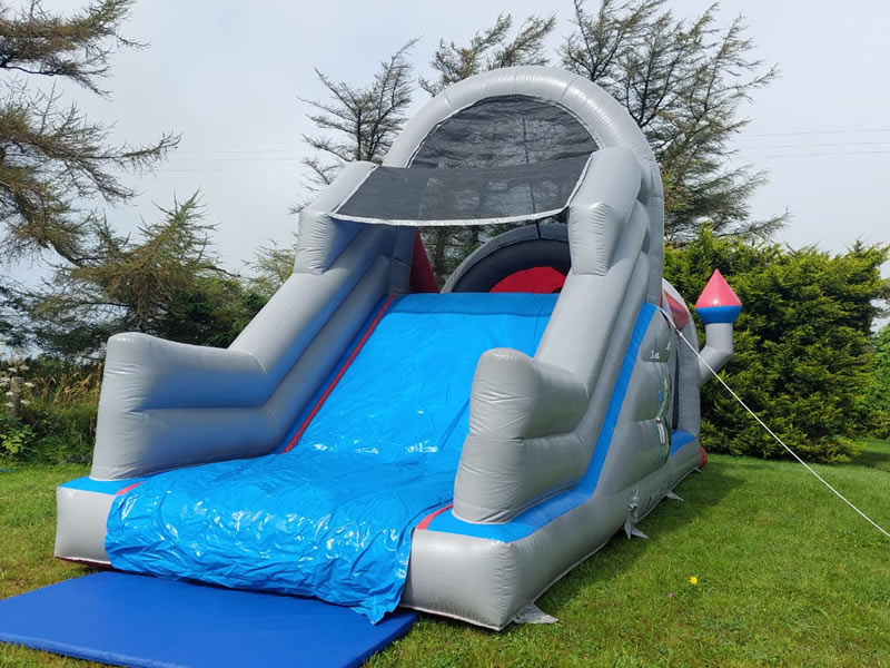 Castle Themed Inflatable Obstacle Course