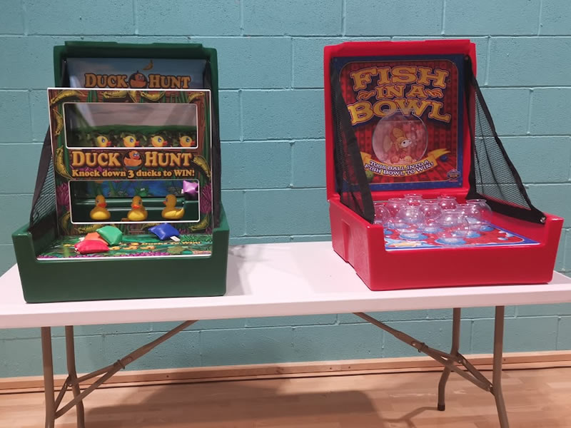 Carnival side stall game Wales