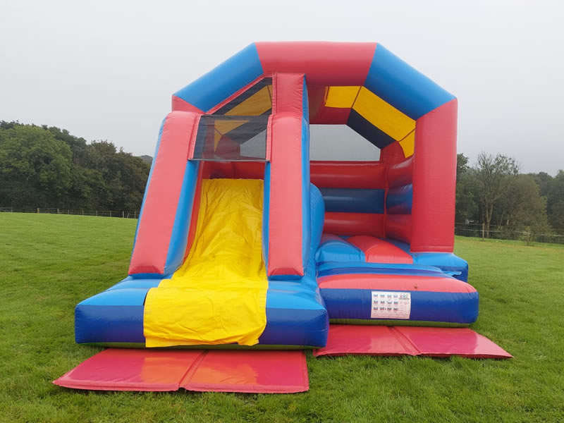 Bouncy Castle with Slide Front View