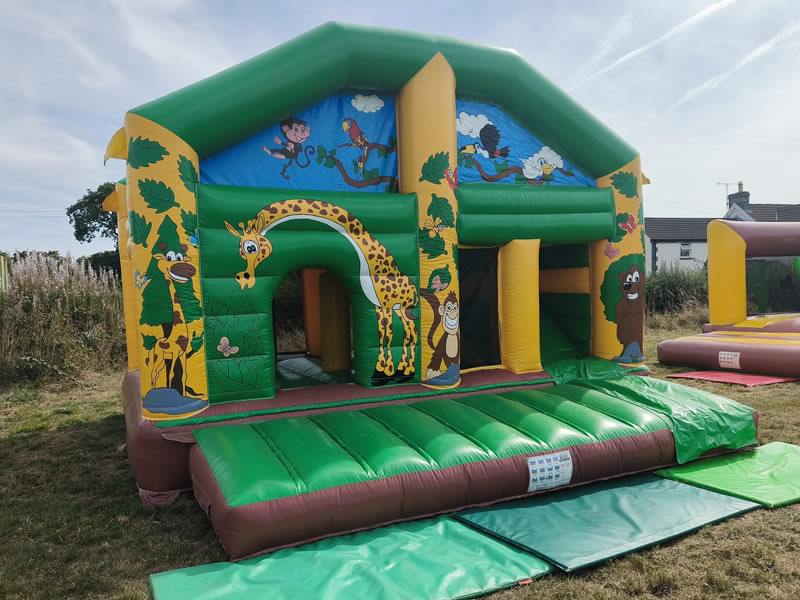 Jungle Multiplay Bouncy Castle Hire Wales