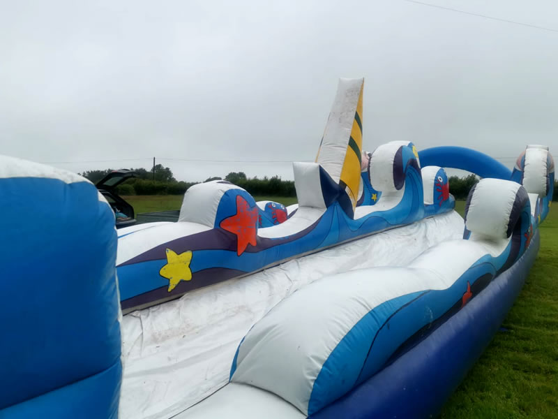 Inflatable water slide hire