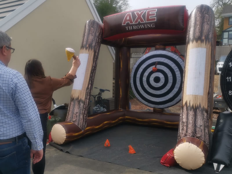 Inflatable Axe Throwing