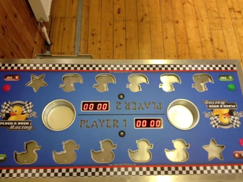 Pluck A Duck fairground game hire West Wales